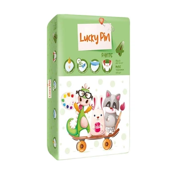 Детские подгузники-трусики Lucky Pin размер 4 (9-14 кг) 46 шт