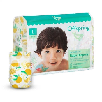 Детские подгузники Offspring Tangy Orange размер L (9-13 кг) 36 шт