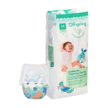 Детские подгузники-трусики Offspring Aquatic размер M (6-11 кг) 42 шт