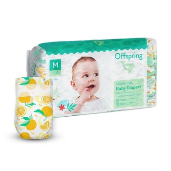 Детские подгузники Offspring Tangy Orange размер M (6-10 кг) 42 шт