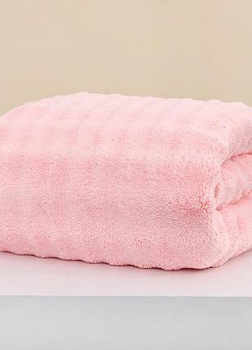 Банное полотенце из микрофибры "клетка", 70х140 см