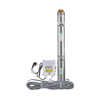 Насос свердловинний відцентровий Taifu 4STM 6/11+40M +пульт Н=77м, Q = 8,4 м3, P = 1100 Вт, каб.40 м, 1,25" (TF3395)