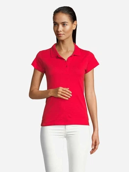 Поло женское Sol's Prescott Women 11376145 XL Красное (3660734017773)