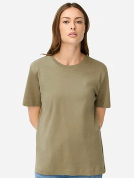 Футболка хлопковая женская Camel Active 309694-9T73-31 L Хаки (4063366173661)