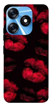 TPU чохол Demsky Kisses on black для TECNO Spark 10 Pro