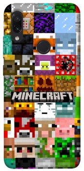 TPU чохол Demsky Minecraft collage для Xiaomi Redmi Note 7 / Note 7 Pro / Note 7s