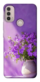 TPU чохол Demsky Vase with flowers для Motorola Moto E40