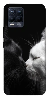 TPU чохол Demsky Black and white cats для Realme 8