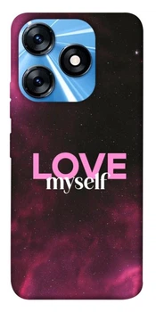 TPU чохол Demsky Love myself для TECNO Spark 10 Pro
