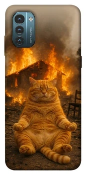 TPU чохол Demsky Burning cat для Nokia G21