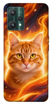 TPU чохол Demsky Fire cat для Realme 9 Pro