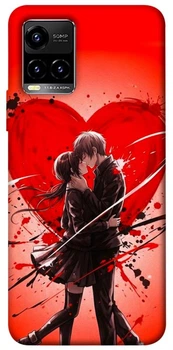 TPU чехол Demsky Dramatic couple для Vivo Y21 / Y33s