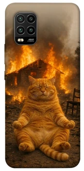 TPU чохол Demsky Burning cat для Xiaomi Mi 10 Lite