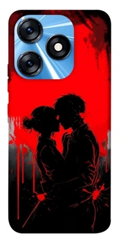 TPU чохол Demsky Silhouette couple для TECNO Spark 10 Pro