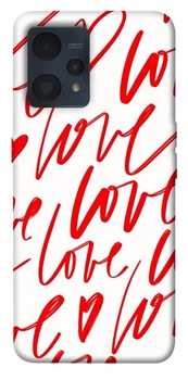 TPU чохол Demsky Love handwriting для Realme 9 4G / 9 Pro+