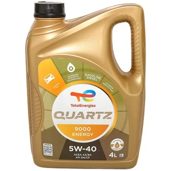Масло моторное TOTAL QUARTZ ENERGY 9000 A3/B4 SN/CF 5W-40 4 л (170323)