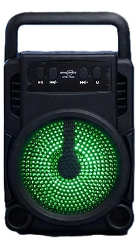 Портативна колонка GTS-1360 Dual 3 Bluetooth акустика бездротова музична система з FM радіо USB TF TWS аудіоколонка з акумулятором переносний динамік для смартфона відпочинку подорожей караоке домашнього використання
