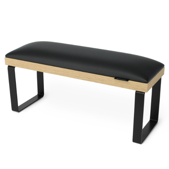 Подставка для маникюра на съемных металлических черных ножках Spenvi Loft Black на коричневой основе