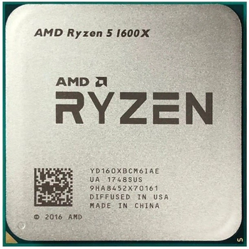 Процесор AMD Ryzen 5 1600X 3.6GHz/16M/5,0GT/s (sAM4) (YD160XBCM6IAE) Б/В