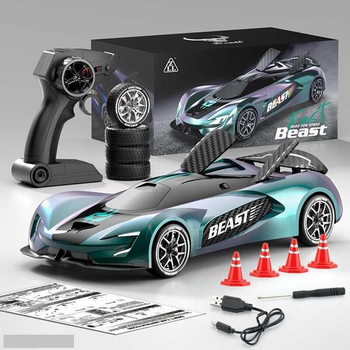 Машинка на пульте SG208 PRO 1:24 4WD 30 км/ч, радиоуправляемая машинка дрифт, RC машинка быстрая, авто на радиоуправлении, полный привод, 2 АКБ, батарейки в пульт в подарок