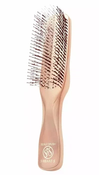 Расческа S-Heart-S Scalp Brush World Premium Long Champagne Gold