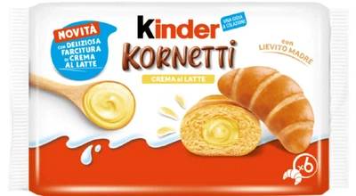 Круассаны Kinder Kornetti Crema al Latte 270г
