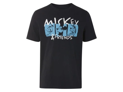 Футболка хлопковая з принтом для мужчины Disney Mickey Mouse 472996 S Черный