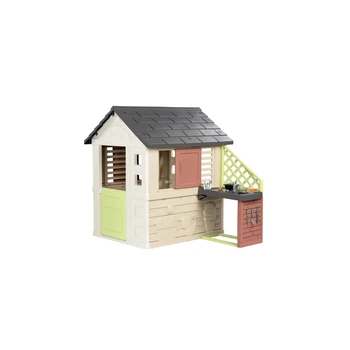 Игровой домик Smoby Life Сонячний з літньою кухнею (7600810739)