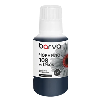 Чернила Barva Epson 108 140 мл, black special, OneKey (E108-1009)