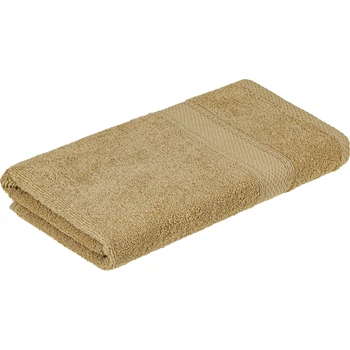 Полотенце Home Line махровое бордюрное (кофейное) 400 гр/м2, 70х140 см (181822)