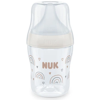 Бутылочка для кормления Nuk Perfect Match S Веселка, пластикова, 150 мл (3954131)