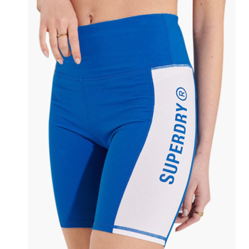 Жіночі велошорти Superdry Active Lifestyle облягаючі сині S W7110221A 06G S
