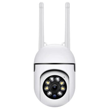 IP камера видеонаблюдения RIAS NJ PRO (iCam 365) Wi-Fi 2MP поворотная уличная White (3_08034)