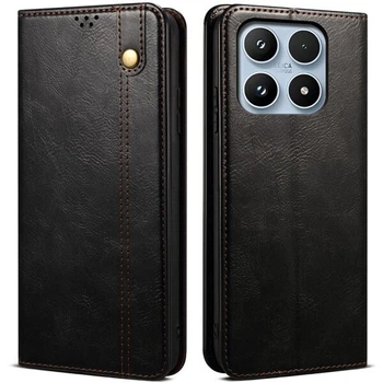 Чехол-книжка с карманами UniCase Leather Wallet для Xiaomi 17 - Black