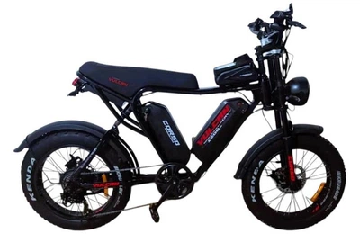 Електрофетбайк Corso «Vulcan» 20" дюймів L-70740 (1) рама сталева, двигун 1200W, 2 акумулятори 2х48V18AH, у коробці