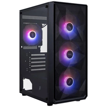 Корпус 1stPlayer FD3-M-BK-4F7, Черный - 601420