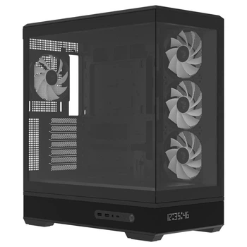 Корпус AeroCool P500B Digi-BK-v1, Черный - 678566