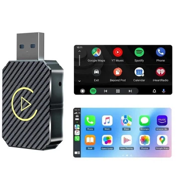 Бездротовий адаптер 2-в-1 для Apple CarPlay та Android Auto (USB/Type-C)