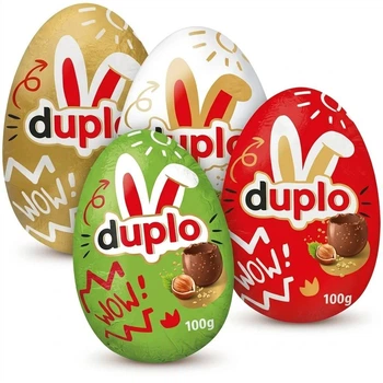 Пасхальное шоколадное яйцо Ferrero Duplo 100г