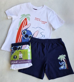 Детская пижама лето Disney Stitch 98-104 см для мальчиков 447321