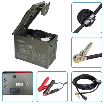 Компресор автомобільний VOIN VM-080 10Атм/50A/160л/клеми
