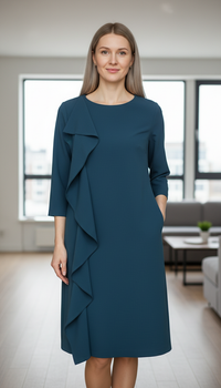 Платье inDresser XS Бирюзовый (IN-0209Н009Г-Dark-turquoise)