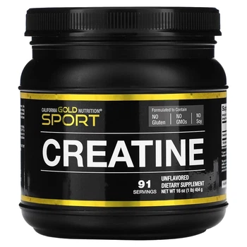 Микронизированный моногидрат креатина California Gold Nutrition (Creatine) 454 г CGN01059