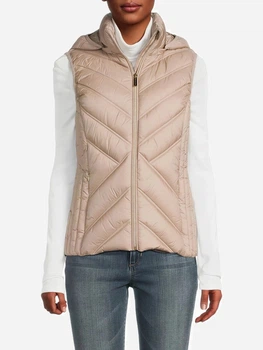 Теплий жилет короткий жіночий Michael Kors 53711676 M Бежевий (1159856557)