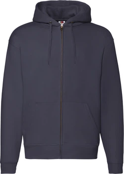 Худі Fruit of the Loom Premium Hooded Sweat Zip Глибокий Темно-синє XL