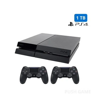 Игровая приставка Playstation 4 Fat 1TB Black Б/У +2 Гемпады
