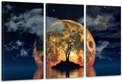 Картина модульна Art Dekors Місяць 53х100 см ART-128 3A