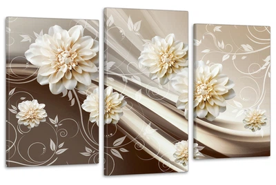 Картина модульна Art Dekors Квіти 70х130 см Art-671 3