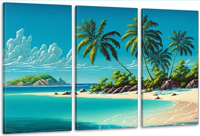 Картина модульна Art Dekors Пляж 53х100 см ART-163 3A