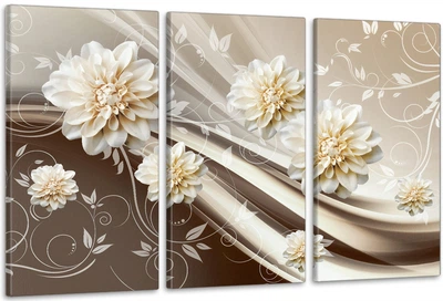 Картина модульна Art Dekors Квіти 53х100 см ART-220 3A